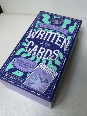 Written in the Cards Party Card Game - Purple & Teal